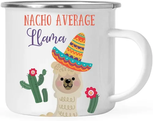 Miniatura 19 de Andaz Press Taza de café de acero inoxidable con temática de alpaca de 11 onzas, regalo de broma, colorido gráfico de llama bohemio, 1 paquete, taza