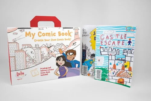 Miniatura 5 de Kit de creación de cómics My Comic Book de Lulu Jr., multicolor, 17.1 cm x 26.0 cm
