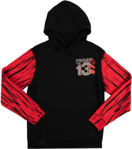 Miniatura 4 de Bioworld Friday the 13th - Sudadera con capucha para adultos de doble cara roja y negra