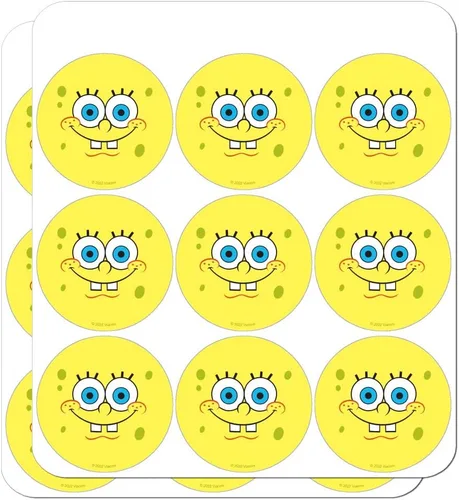 Miniatura 9 de Bob Esponja Cara Sonriente Planificador Calendario Scrapbooking Artesanía Pegatinas