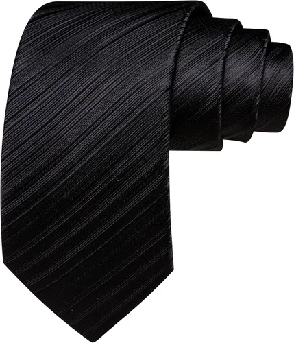 Miniatura 362 de Barry.Wang Juego de corbatas para hombre, corbata de seda a rayas, tejido a cuadros, gemelos formales, negocios, boda