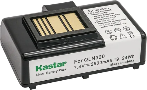 Kastar Paquete de 1 batería de repuesto para impresoras térmicas Zebra QLN220, QLn220HC, QLN320, QLn320HC, ZQ500, ZQ510, ZQ520, ZQ610HC, ZQ620,
