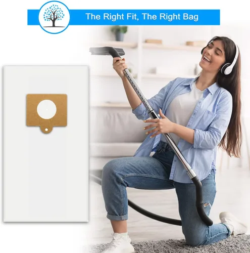 Miniatura 7 de Bolsas de vacío tipo C/Q para aspiradora Kenmore 5055, 50557, 50558, 50104, estilo C, Q bolsas para Panasonic tipo C-5, C-18, C-19, MC-V295H