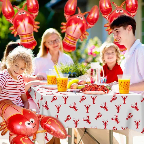 Miniatura 6 de Tanlade 50 tazas de plástico de 12 onzas para hervir cangrejos de langosta vasos desechables para fiestas de cangrejos para langosta, mariscos