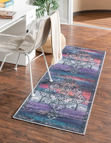 Miniatura 33 de Unique Loom Renaissance Collection - Alfombra rectangular de 2 x 3 pies 1 pulgada, color azul y verde