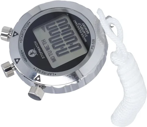 Miniatura 6 de RiToEasysports Cronómetro cronómetro, cronómetro digital de mano de 0.01 segundos con calendario de alarma para correr, fútbol, fitness