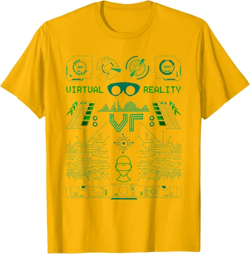 Miniatura 37 de Camiseta de realidad virtual VR Retro Gamers, Negro, S