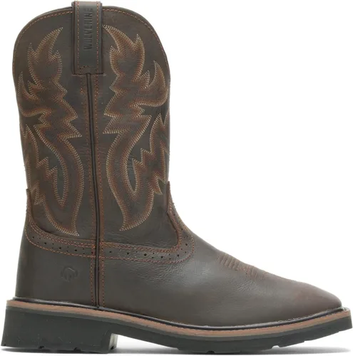 Miniatura 3 de Wolverine Rancher - Botas de trabajo con punta cuadrada de 10 pulgadas para hombre