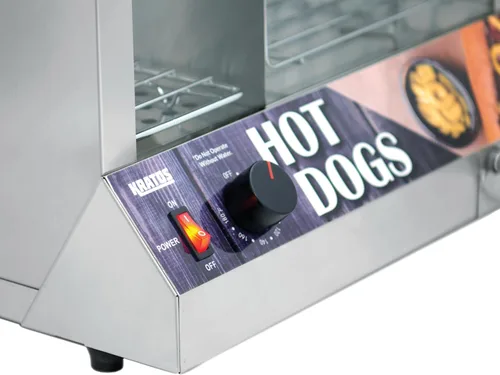Miniatura 4 de Kratos Vaporizador eléctrico para perros calientes para encimera, comercializador comercial para tiendas de conveniencia y soportes de aperitivos