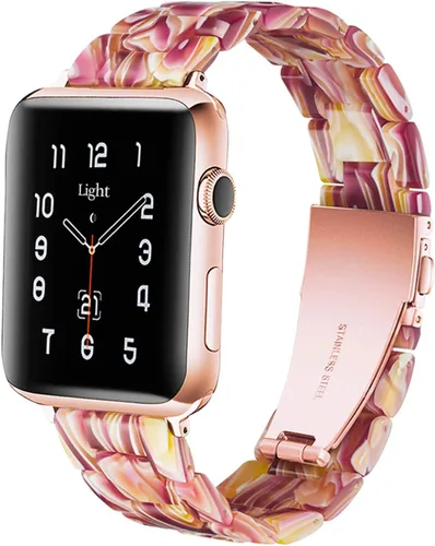 Miniatura 13 de Bandas para Apple Watch Light House - Correas de resina ligera de moda para iWatch para mujeres y hombres 38mm/40mm/41mm/42mm (Series 11 10)