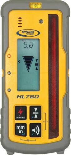 Miniatura 12 de Spectra Precision Receptor de lectura digital HL700 para rendimiento básico y avanzado, gran altura de recepción de 5 pulgadas (5.0 in), pantallas