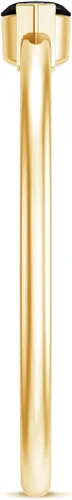 Miniatura 8 de Anillo de promesa de ónix negro natural certificado, calidad AAA, anillo de ónix East West, anillo de Pinky para mujer, listo para regalar