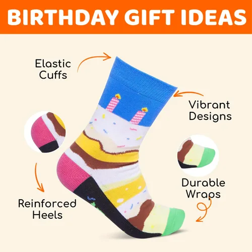 Miniatura 3 de HAPPYPOP Birthday Gifts Socks - 11-19 Year Old Birthday Socks, Bday Gifts for Teen Woman Man