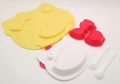 Miniatura 5 de OSK Sanrio Hello Kitty - Juego de platos y cubiertos para niños KP-18
