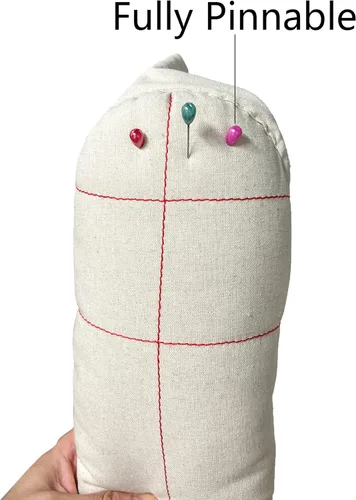 Miniatura 6 de Brazos de costura con patrón de vestido para hombres, brazos de algodón suave para hombre adulto, maniquí de sastre de cuerpo completo, brazos