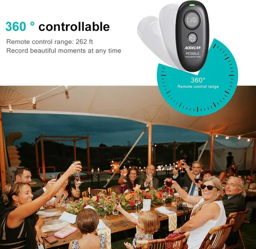 Miniatura 7 de AODELAN Control remoto de liberación de obturador inalámbrico para Nikon D750, D5300, D5600, D7200, D7500, Z6, Z7, Z9, D800, D850, Coolpix P1000