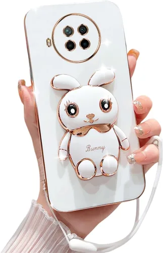 Miniatura 8 de Funda compatible con Redmi Note 9 Pro Funda de teléfono TPU Silicona Soporte galvanizado Suave Durable Caída Protección a prueba de golpes para 7