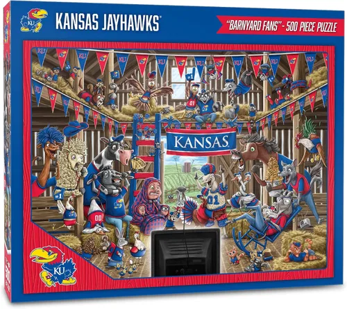 Miniatura 6 de YouTheFan NCAA Barnyard Fans - Rompecabezas de 500 piezas