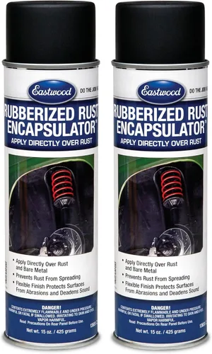 Miniatura 4 de Eastwood Encapsulador de óxido negro cauchutado 15 oz en aerosol Previene el óxido y la corrosión Fórmula con epoxi BAJO en COV