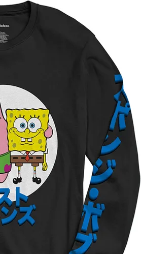 Miniatura 5 de Camisa de Bob Esponja para hombre - Bob Esponja, Patrick & Krusty Krab Camiseta de manga larga