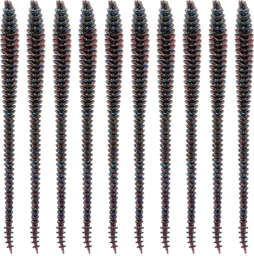 Miniatura 11 de 6th Sense Gusano Boosa Shakey - Cuerpo acanalado alterno, movimiento flexible, acción de cola bulbosa (10/pk) - Fabricado en los Estados Unidos