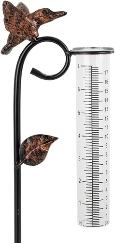 Miniatura 13 de Tubo de Vidrio de Repuesto para Pluviómetro de Capacidad de 7'', 2 Piezas Tubos de Repuesto para Pluviómetro para Jardín Patio Exterior
