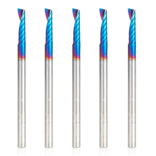 Miniatura 8 de Amana Tool Spektra 51445-K, 51445-K, 1/8 D x 5/8 CH x 1/4 SHK x 2-1/2 pulgadas de largo, acabado de espejo