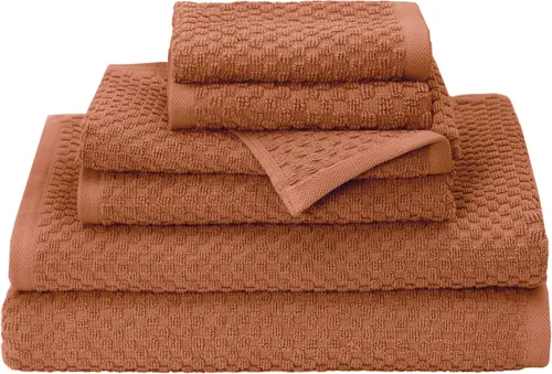 Miniatura 45 de COTTON CRAFT Sábanas de Baño con Tejido de Gofre - Juego de 2 Sábanas de Baño de Lujo Estilo Spa Europeo con Tejido de Gofre - Sábana de Baño de Gris