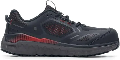 Shoes for Crews Bridgetown - Zapatos de trabajo antideslizantes para hombre, resistentes al agua, puntera suave y nanocompuesta, color negro