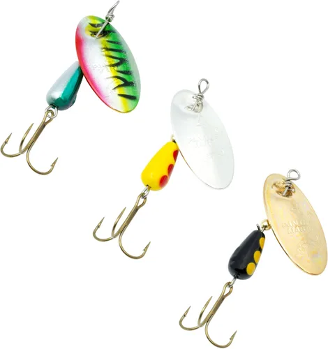 Panther Martin Señuelos de pesca 3-Pack El mejor atrapapescados de todos los tiempos Señuelos giratorios mundialmente famosos en kit de valor