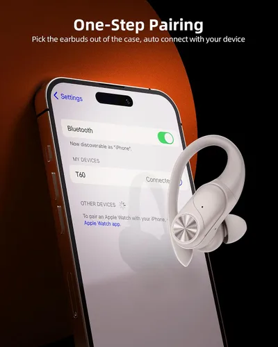 Miniatura 4 de PocBuds Auriculares Bluetooth Inalámbricos 80hrs Tiempo de Reproducción Estuche de Carga Inalámbrica Pantalla Digital Auriculares Deportivos