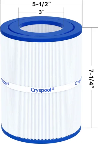 Miniatura 3 de Cryspool® PDM28 Filtro compatible con filtro de spa Aqua Crest PDM28 461273, Dream Maker, cartucho de filtro de spa de 28 pies cuadrados, paquete