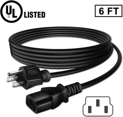 Miniatura 3 de Cable adaptador de corriente alterna de 6 pies con certificación UL compatible con BBE 382i Stereo Sonic Maximizer