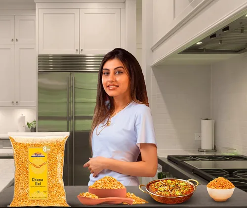 Miniatura 6 de Rani Chana Dal (garbanzos desi sin piel), lentejas indias, 128 onzas (8 libras) 8.0 lbs, a granel ~ todo natural, apto para gluten, sin OMG, vegano