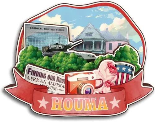 Miniatura 9 de Crowley Louisiana USA America - Imán de madera para nevera, colección de madera 3D, hecho a mano, recuerdos de la ciudad, imán para nevera