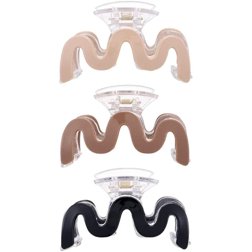 Miniatura 11 de Sinide - Pinzas de metal para el cabello de 3.5 pulgadas, pinzas grandes de acetato de celulosa, pinzas para cabello largo y grueso, accesorios