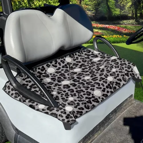 Miniatura 46 de Yewattles Universal personalizado carrito de golf cubierta de asiento de verano al aire libre Anti-caliente Club Coche Coche Manta Green Lawn Golf