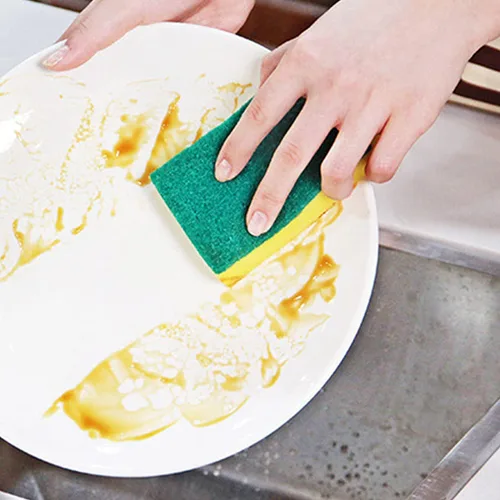 Miniatura 2 de Esponjas de limpieza de cocina, esponjas de limpieza a granel, esponjas para lavar platos que no rayan, almohadilla para fregar, esponja para platos