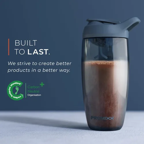 Miniatura 6 de Promixx Pursuit - Botella mezcladora de proteínas, botella deportiva prémium para mezclas de proteínas y batidos de suplementos, vaso mezclador