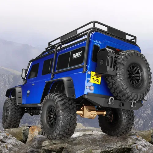 Miniatura 6 de GLOBACT Carcasa de eje trasero de latón resistente 11.99 oz Contrapeso para 1/10 TRX4 RC Crawler Car Upgrade Accesorios