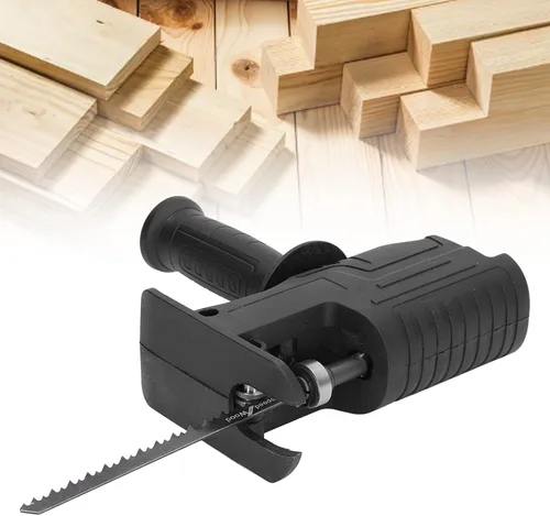 Miniatura 7 de Accesorio de sierra eléctrica para taladro – Kit adaptador de sierra recíproca con cuchillas para cortar madera, plástico, metal y tuberías