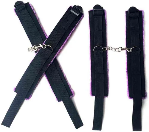 Miniatura 6 de Juego de restricción de cama - Correas de unión para adultos, kit de cuerda y cuerda BDSM, muebles BDSM, kit de juguetes para parejas, kits
