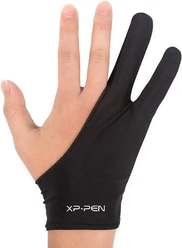 Miniatura 4 de XP-Pen, guante de lycra profesional, artista para monitor gráfico, tablet, dibujo, apto para mano izquierda o derecha (S/M/L, color negro), Licra