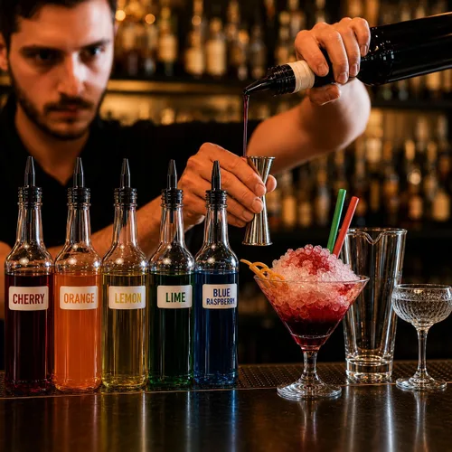 Miniatura 4 de Paquete de 12 boquillas de jarabe de cono de nieve, vertedores de velocidad de botellas de plástico para hielo afeitado, licor, jugo y más
