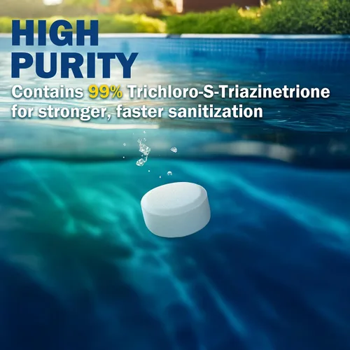 Miniatura 7 de XtremeClear Tabletas de Cloro de 1" para Piscina, Jacuzzi y Spa Elimina Bacterias y Algas Desinfectante Hace el Agua Limpia y Cristalina