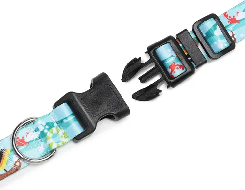 Miniatura 120 de Mercano Collar ajustable para perro, patrones de diseño especial, nailon suave, cómodo y resistente, collar para mascotas para perros pequeños