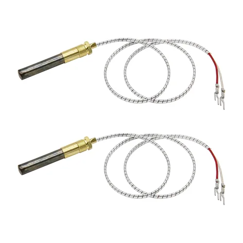 Miniatura 2 de (2PCS) Generadores de Termopila Q313A de 24" 750mv Compatibles con Heat Glo Heatilator, Termopar de Chimenea de 750 Milivoltios, Compatibles