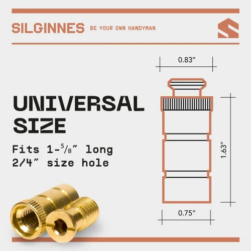 Miniatura 4 de Paquete de 10 anclajes para cubierta de piscina, concreto y adoquines, tamaño universal para agujeros de 3/4 pulgadas, lo mejor para la instalación