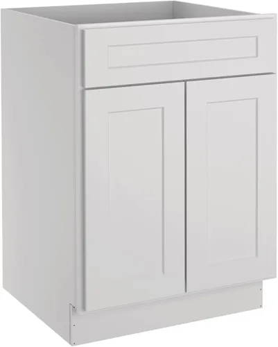 Miniatura 76 de LOVMOR Gabinetes de base de cocina, armario de almacenamiento aparador, gabinete de entrada con 1 cajón y estante ajustable, 12 pulgadas de ancho x