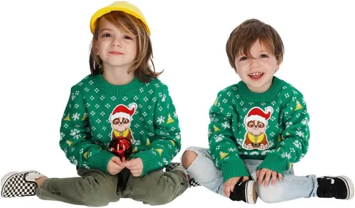 Miniatura 4 de Paw Patrol Chase - Suéter para niños pequeños I'm Digging Rubble Ugly Christmas Suéteres